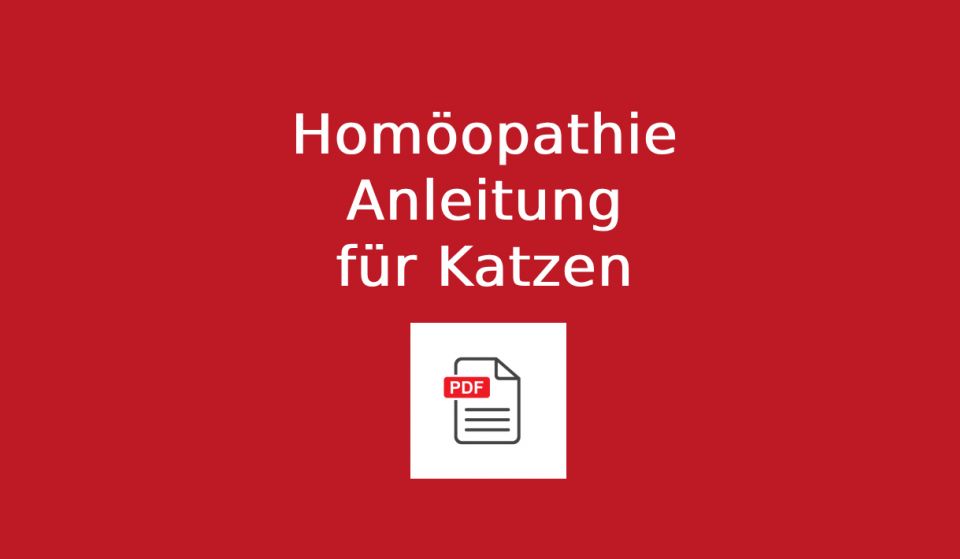 Katzen Homöopathie Anleitung - PDF